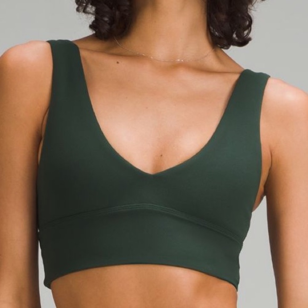 Lululemon Align V-Neck Bra LEGACY GREEN